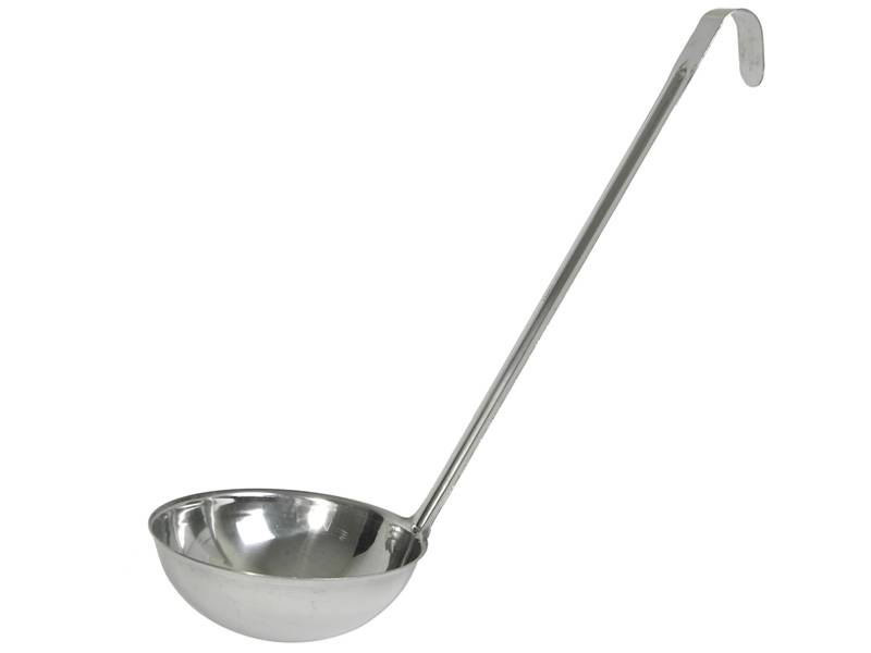 Половник 500мл профессиональный цельнотянутый, длина ручки 35см