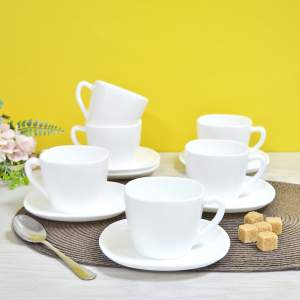 Чайный набор 12 предметов 210мл "WHITE" (99217)