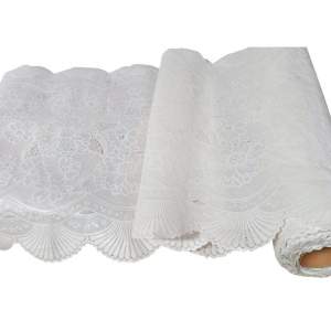 Салфетка ажурная в рулоне 50см*20м MONICA, белая, LSTJXL015B