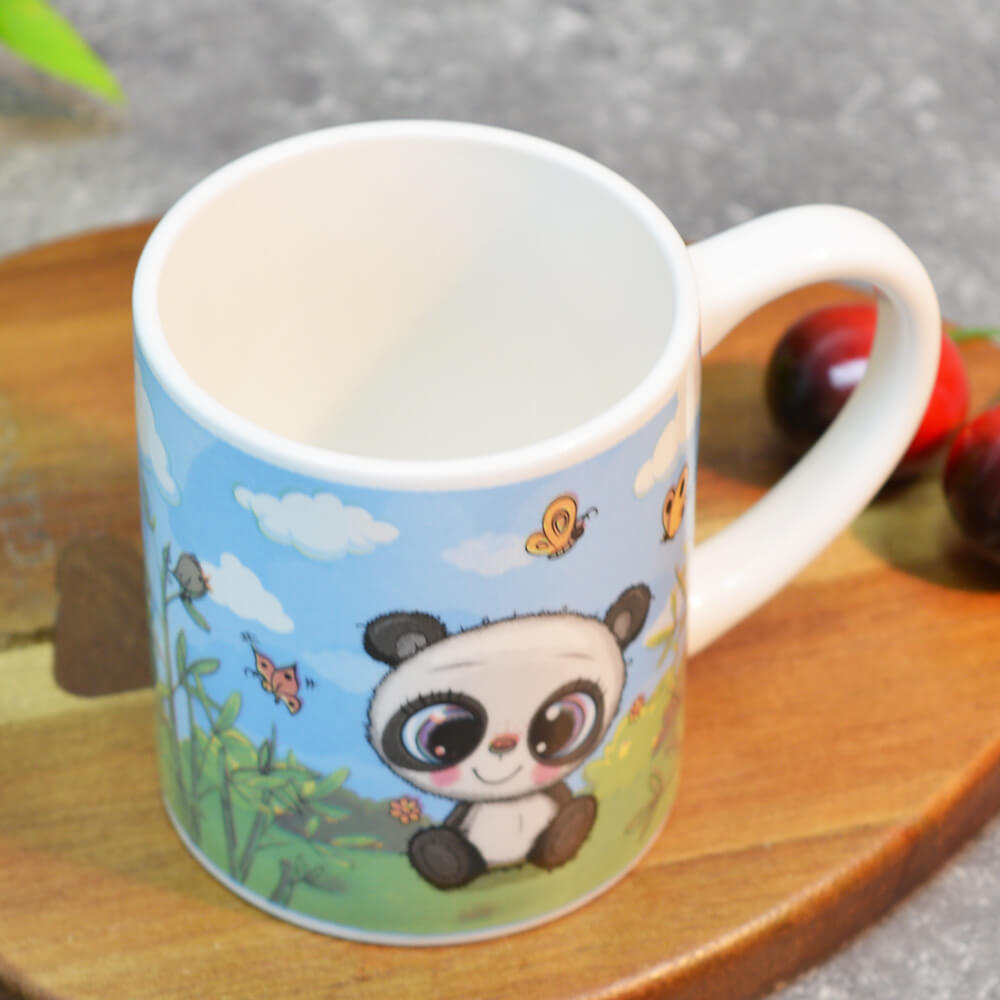 «Кружка 220мл Панда и бабочки» - фото 1