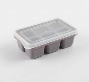 Форма для льда 8 ячеек с крышкой "Mini", цвет микс