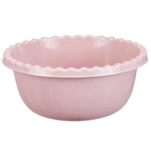 Миска 8л круглая, чайная роза