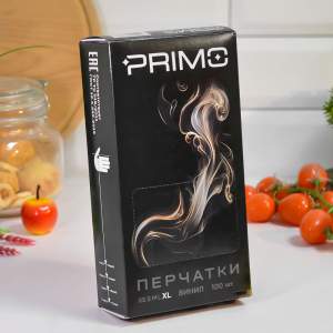 Перчатки виниловые XL неопудренные (100шт)