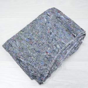 Салфетка для пола 75*100см хлопковая серая "Мега"