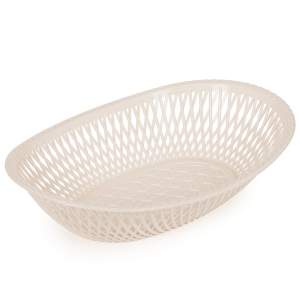 Сухарница овальная (средняя) бежевая
